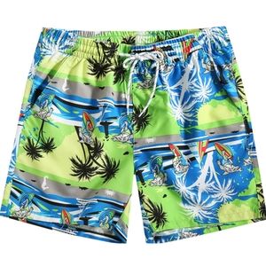 SSLR Men's Swimming Trunks Quick Dry 5" Shorts with Mesh